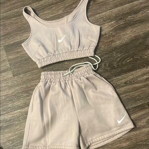 Nike Women's Cream Two-Piece Set